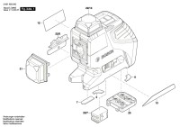 Bosch 3 601 K63 200 Gll 2-80 P Laser Level / Eu Spare Parts